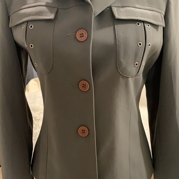 Olive Green Blazer - Picture 2 of 11